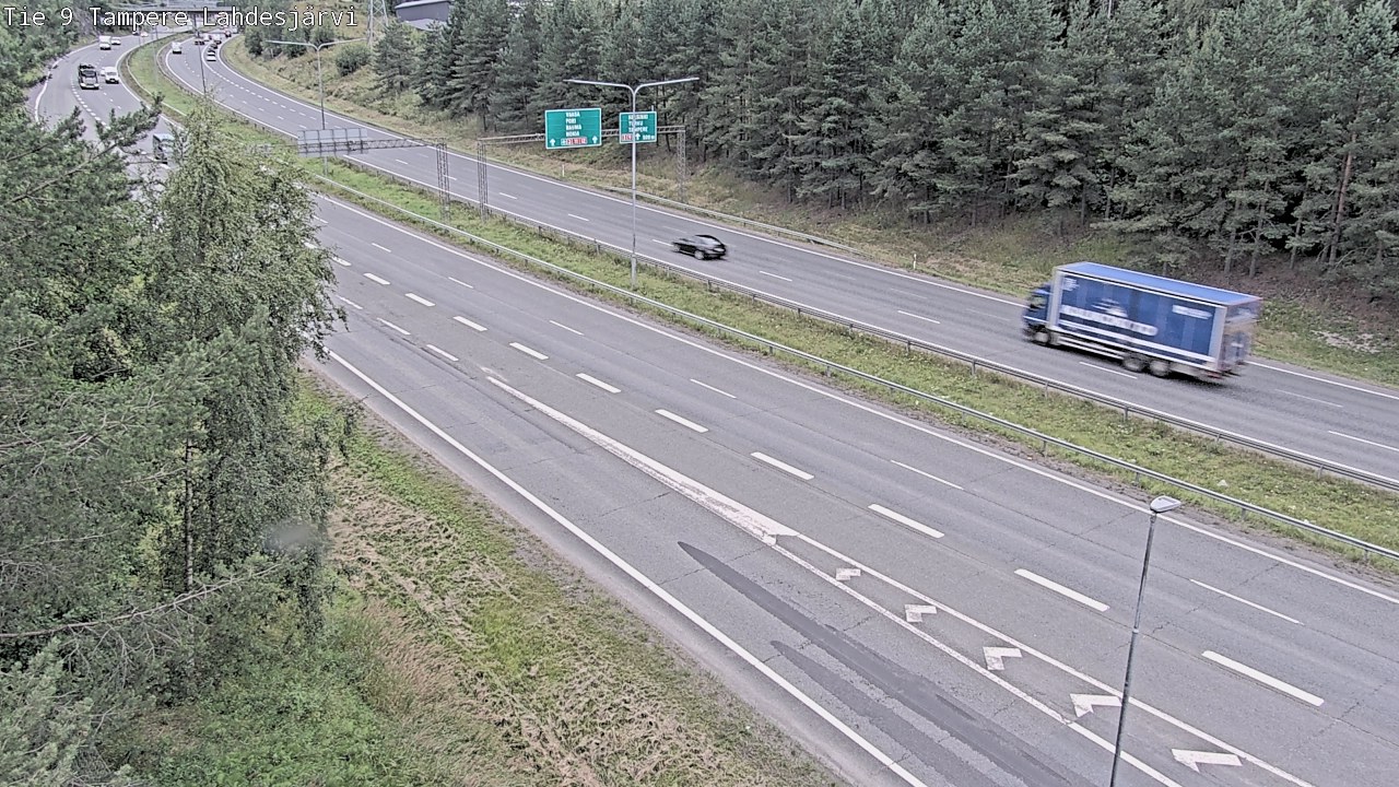 Weather Camera Image Road 9 Tampere, Lahdesjärvi, Tampere, Pirkanmaa