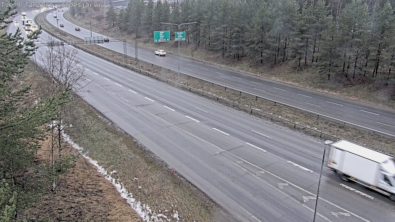 Weather Camera Image Road 9 Tampere, Lahdesjärvi, Tampere, Pirkanmaa