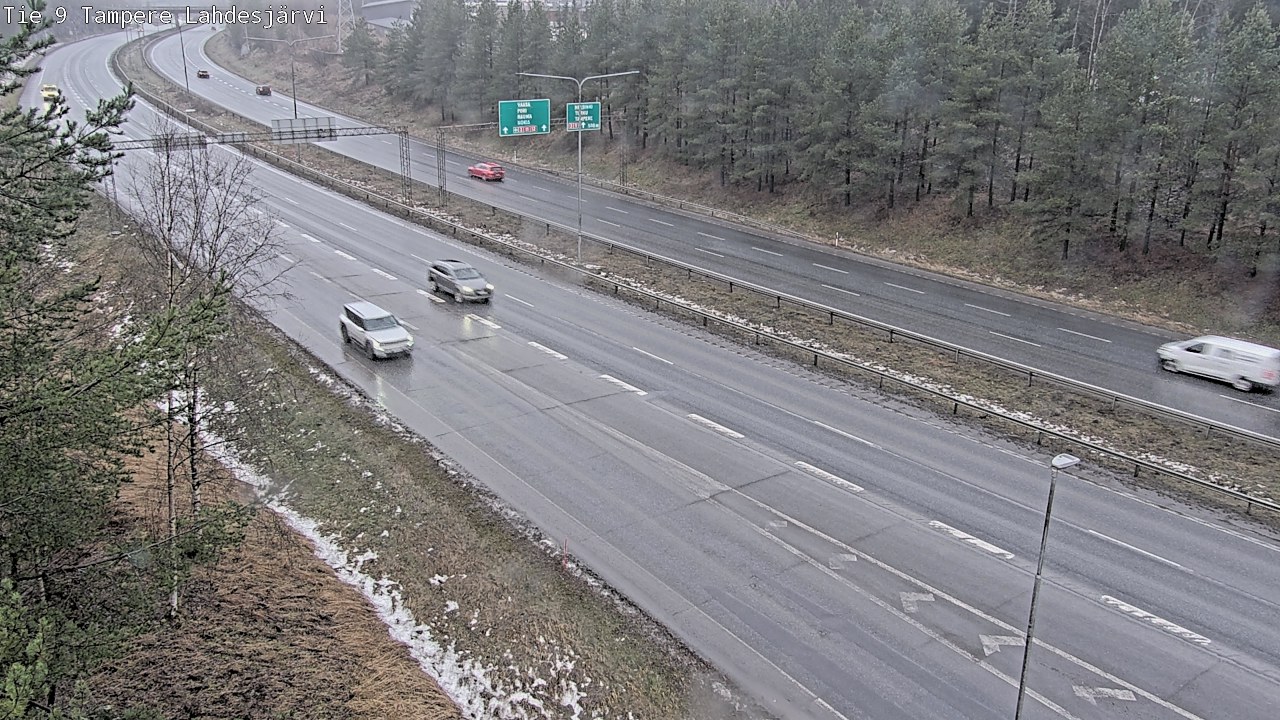 Weather Camera Image Väg 9 Tammerfors, Lahdesjärvi, Tampere, Pirkanmaa