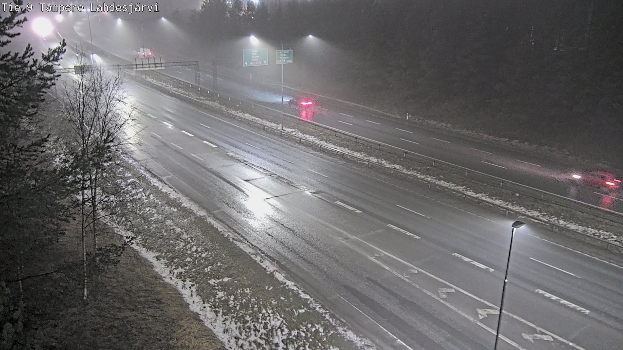 Weather Camera Image Väg 9 Tammerfors, Lahdesjärvi, Tampere, Pirkanmaa