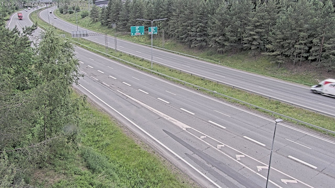 Weather Camera Image Väg 9 Tammerfors, Lahdesjärvi, Tampere, Pirkanmaa