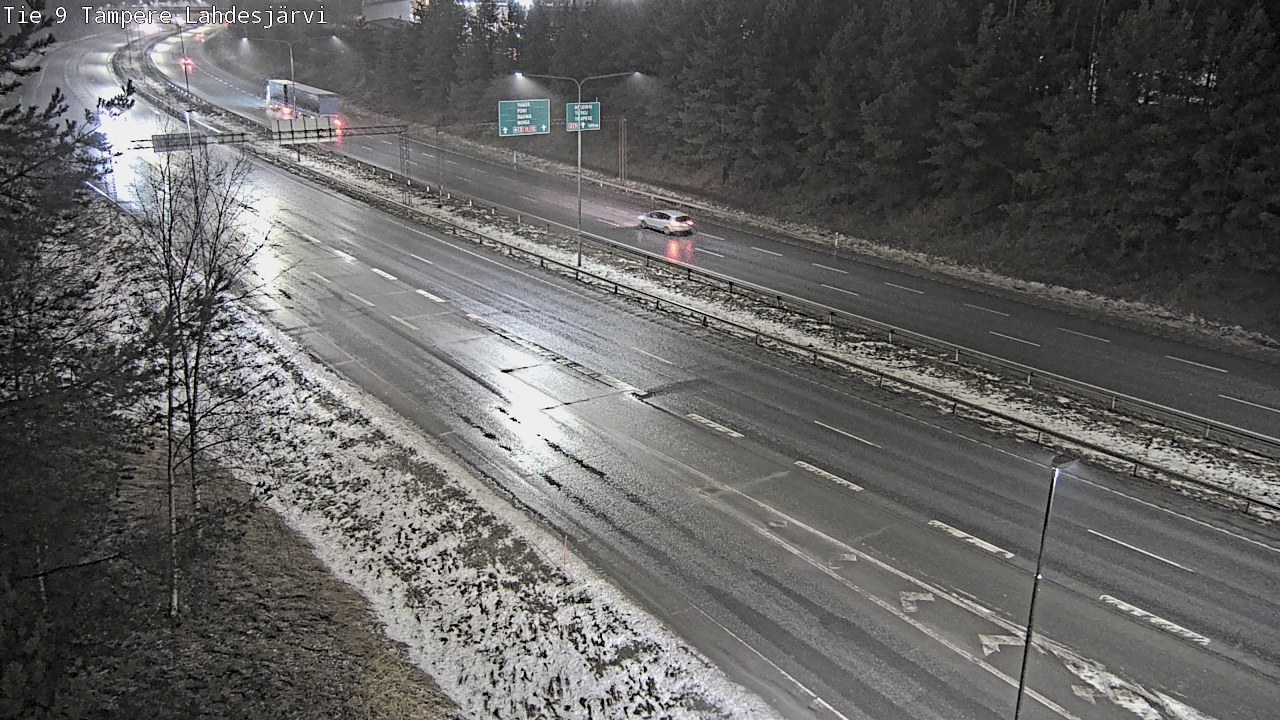 Weather Camera Image Väg 9 Tammerfors, Lahdesjärvi, Tampere, Pirkanmaa