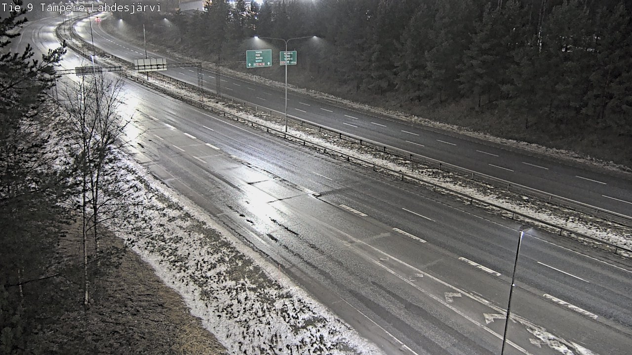 Weather Camera Image Väg 9 Tammerfors, Lahdesjärvi, Tampere, Pirkanmaa