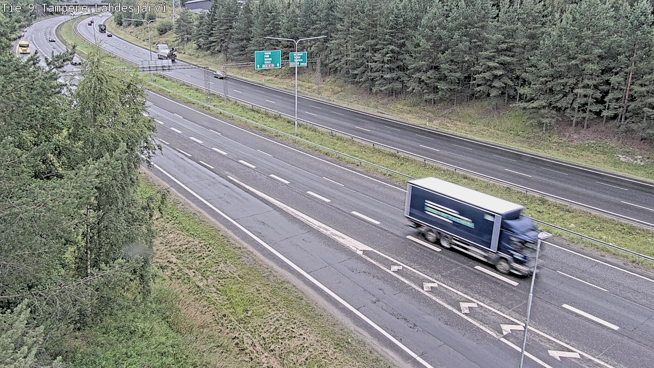 Weather Camera Image Road 9 Tampere, Lahdesjärvi, Tampere, Pirkanmaa