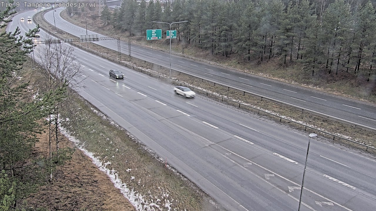 Weather Camera Image Väg 9 Tammerfors, Lahdesjärvi, Tampere, Pirkanmaa