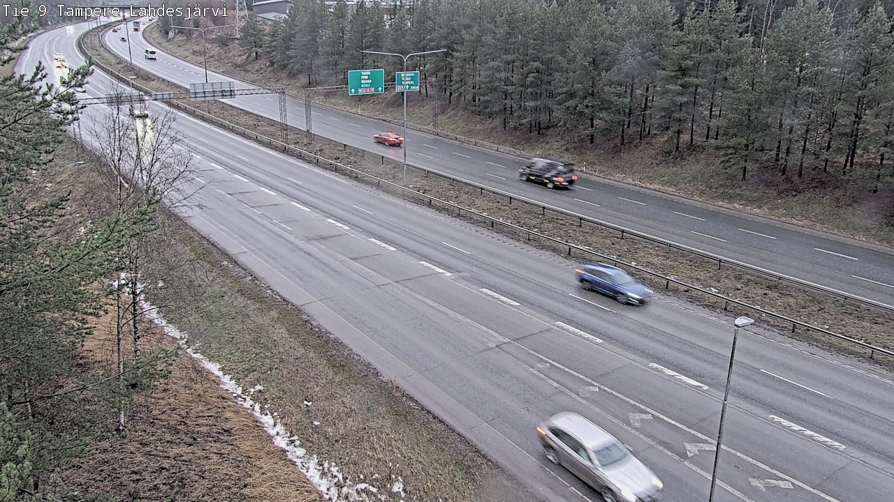 Weather Camera Image Road 9 Tampere, Lahdesjärvi, Tampere, Pirkanmaa