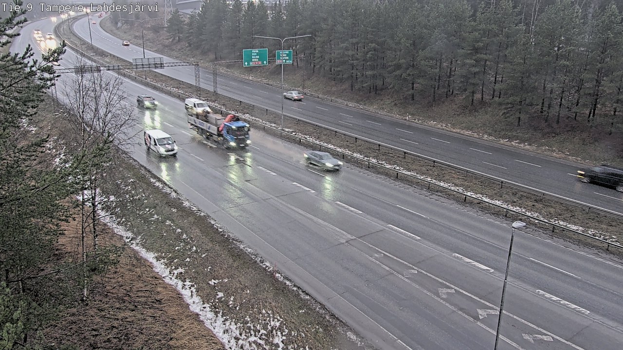 Weather Camera Image Väg 9 Tammerfors, Lahdesjärvi, Tampere, Pirkanmaa