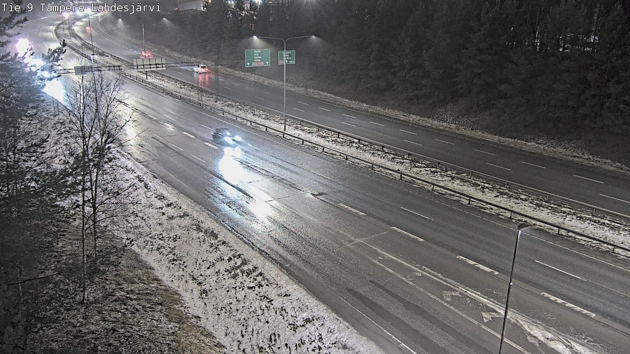 Weather Camera Image Väg 9 Tammerfors, Lahdesjärvi, Tampere, Pirkanmaa