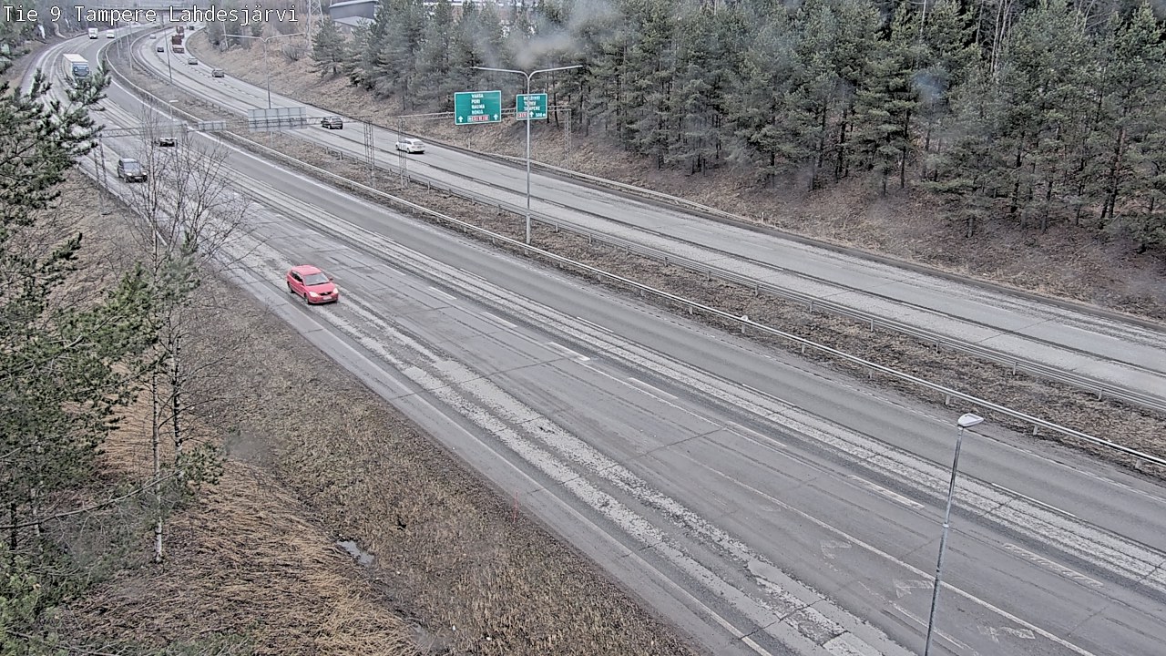 Weather Camera Image Road 9 Tampere, Lahdesjärvi, Tampere, Pirkanmaa