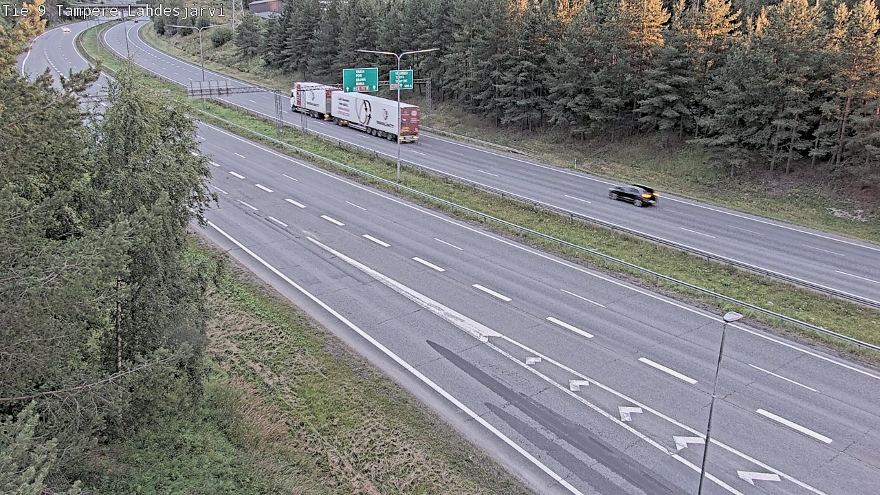 Weather Camera Image Road 9 Tampere, Lahdesjärvi, Tampere, Pirkanmaa