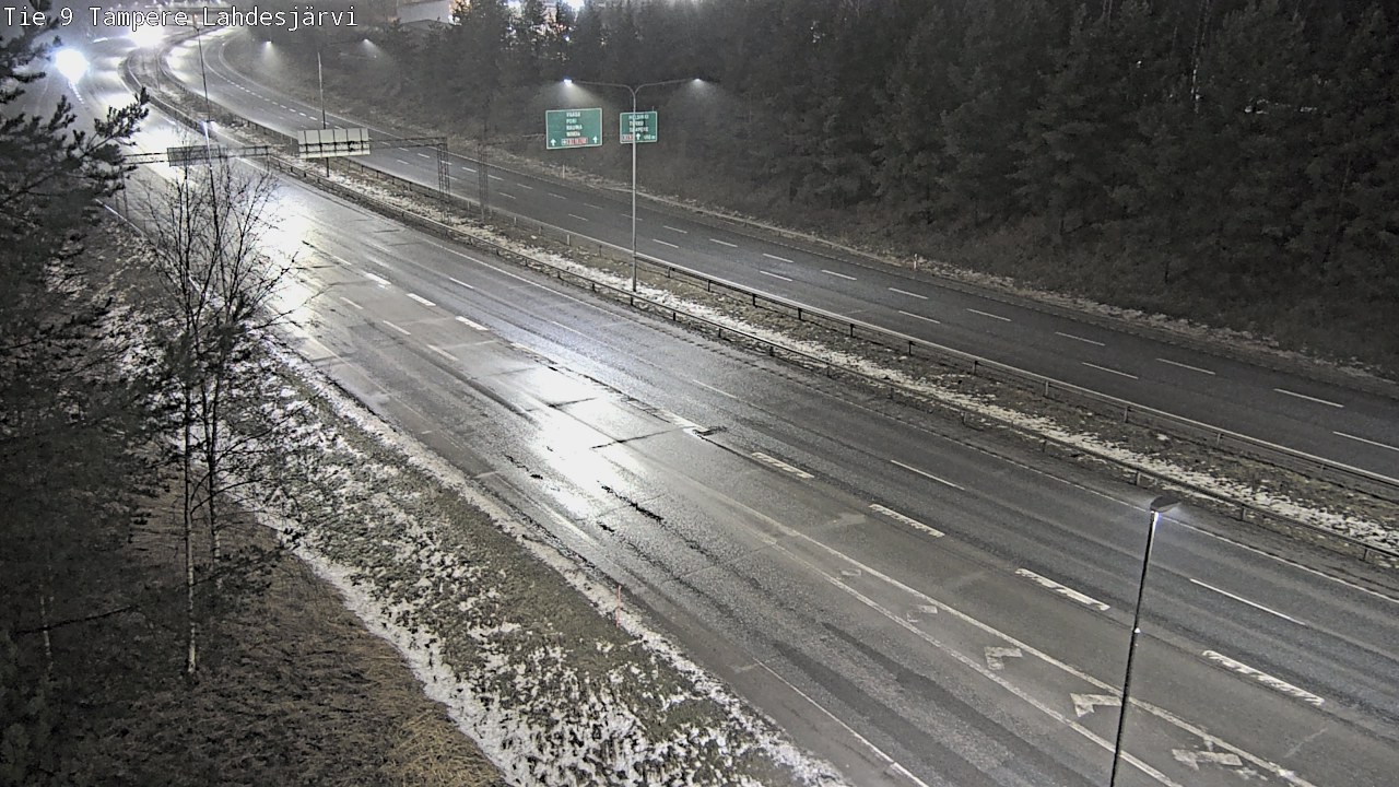 Weather Camera Image Väg 9 Tammerfors, Lahdesjärvi, Tampere, Pirkanmaa