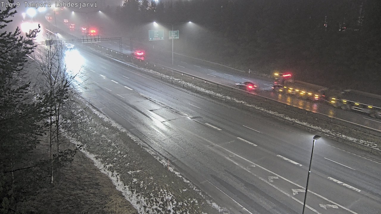 Weather Camera Image Väg 9 Tammerfors, Lahdesjärvi, Tampere, Pirkanmaa