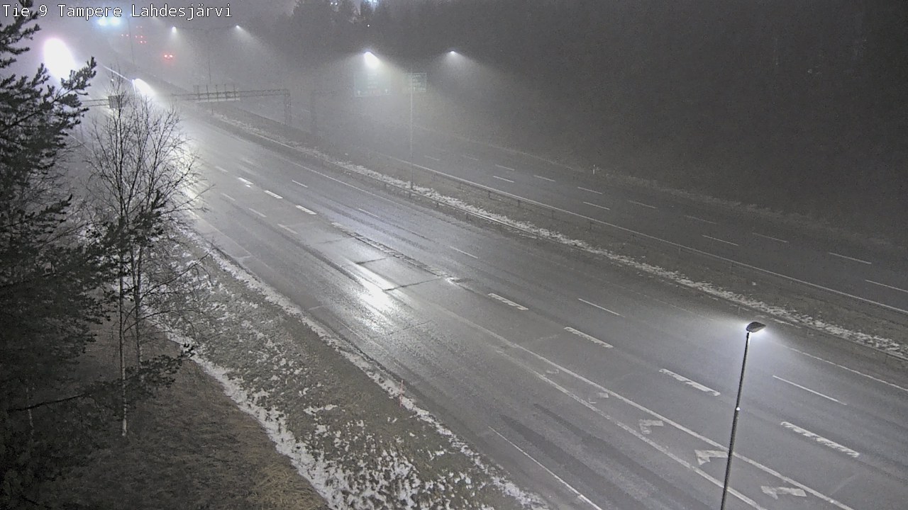 Weather Camera Image Väg 9 Tammerfors, Lahdesjärvi, Tampere, Pirkanmaa