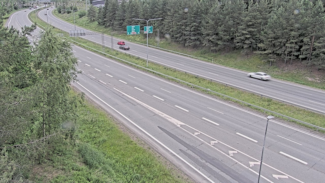 Weather Camera Image Väg 9 Tammerfors, Lahdesjärvi, Tampere, Pirkanmaa