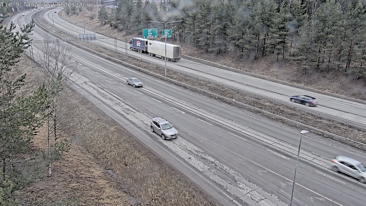 Weather Camera Image Road 9 Tampere, Lahdesjärvi, Tampere, Pirkanmaa