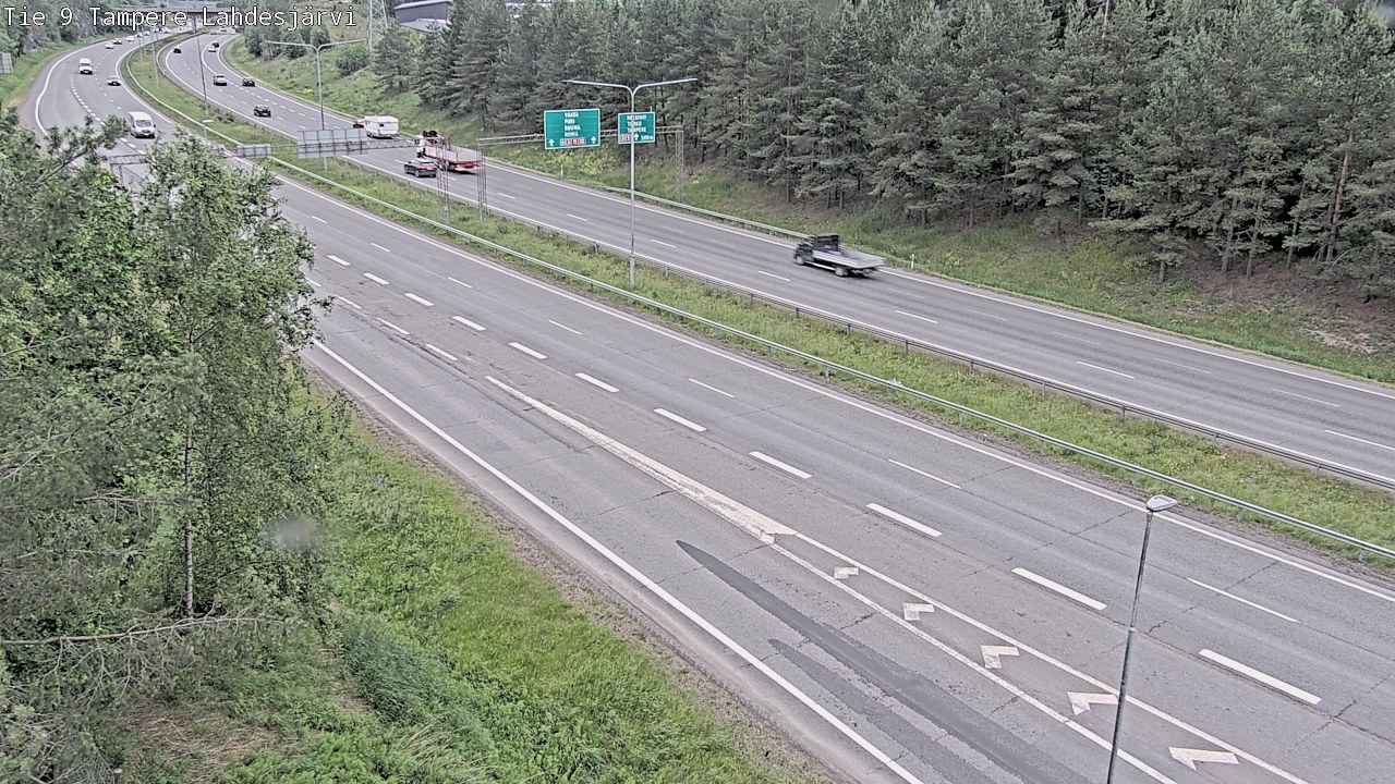 Weather Camera Image Väg 9 Tammerfors, Lahdesjärvi, Tampere, Pirkanmaa