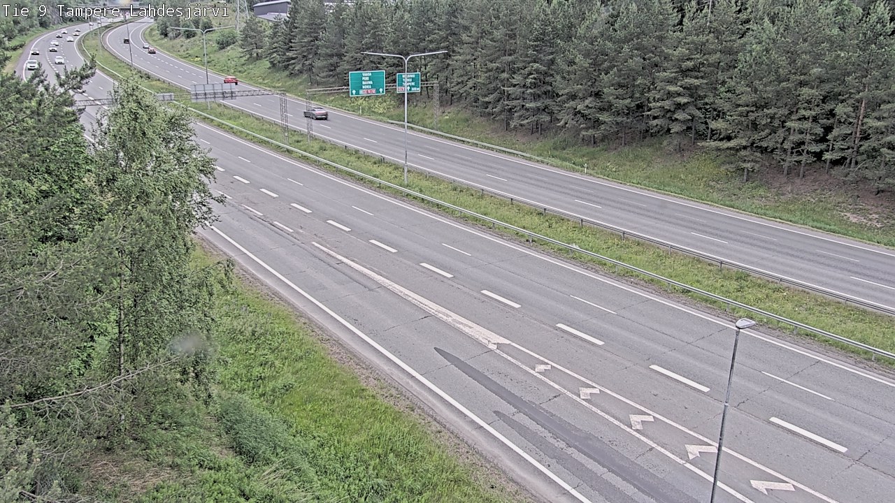 Weather Camera Image Väg 9 Tammerfors, Lahdesjärvi, Tampere, Pirkanmaa