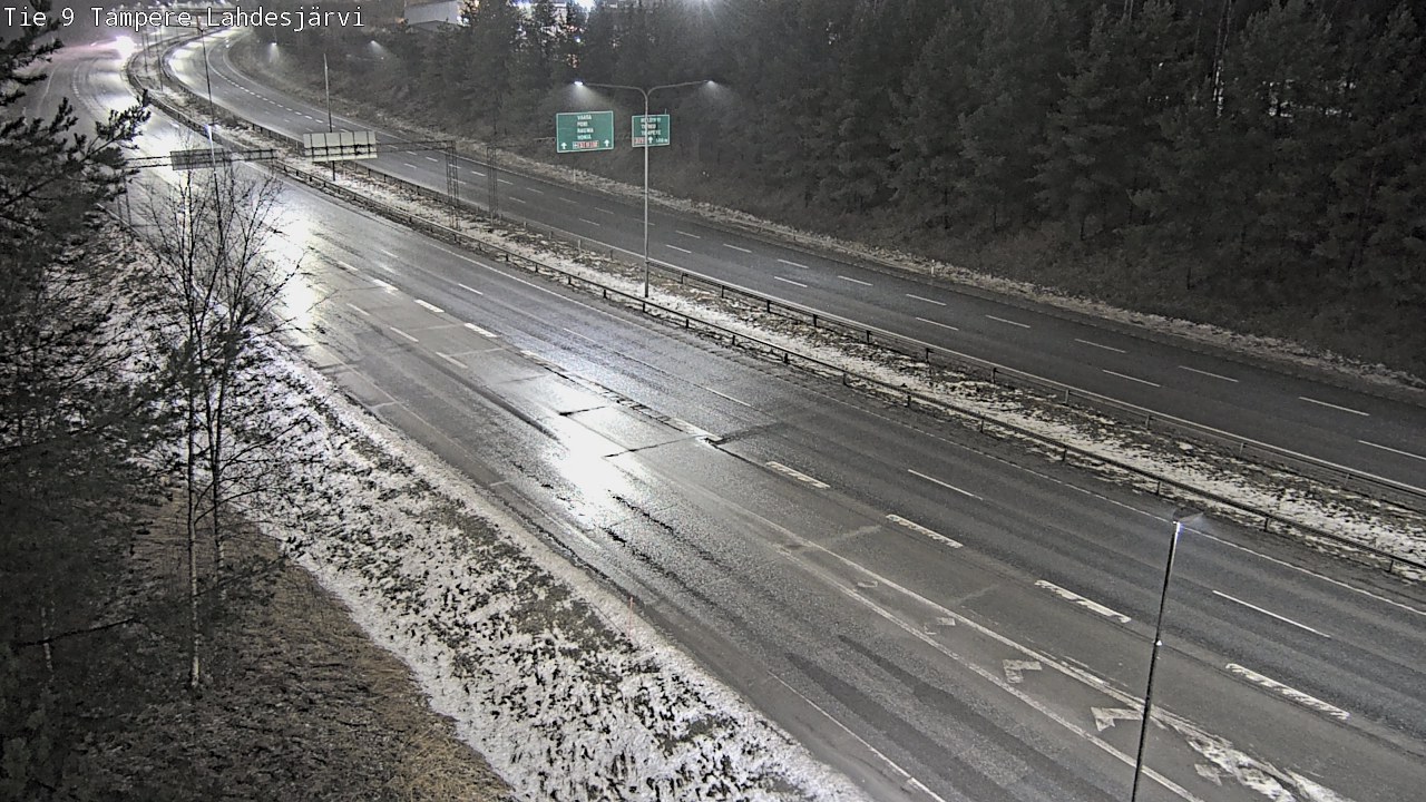 Weather Camera Image Väg 9 Tammerfors, Lahdesjärvi, Tampere, Pirkanmaa