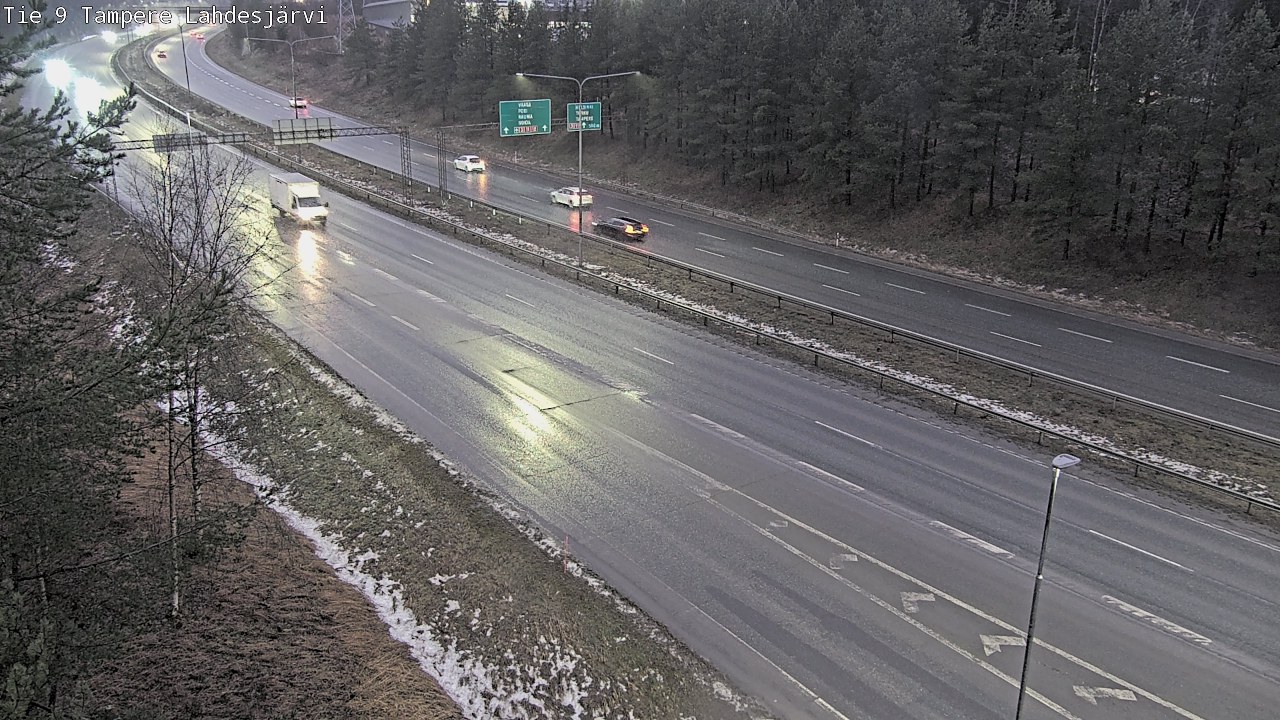 Weather Camera Image Väg 9 Tammerfors, Lahdesjärvi, Tampere, Pirkanmaa