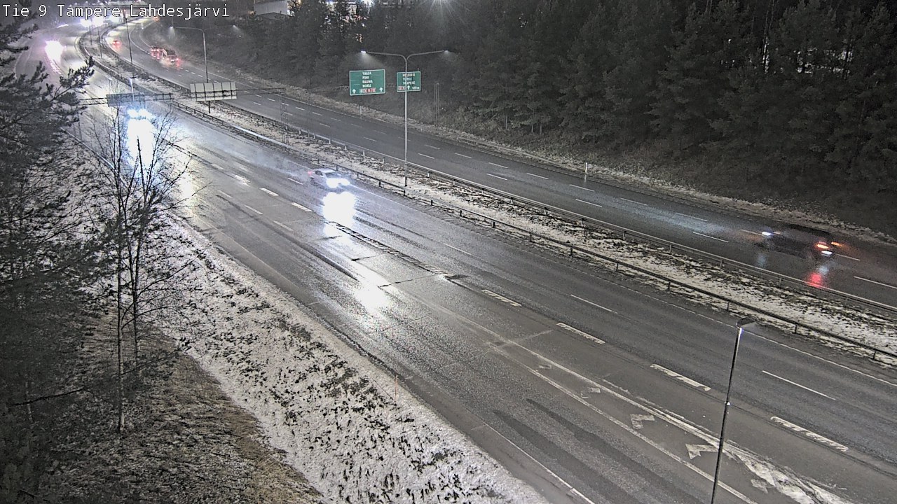 Weather Camera Image Väg 9 Tammerfors, Lahdesjärvi, Tampere, Pirkanmaa