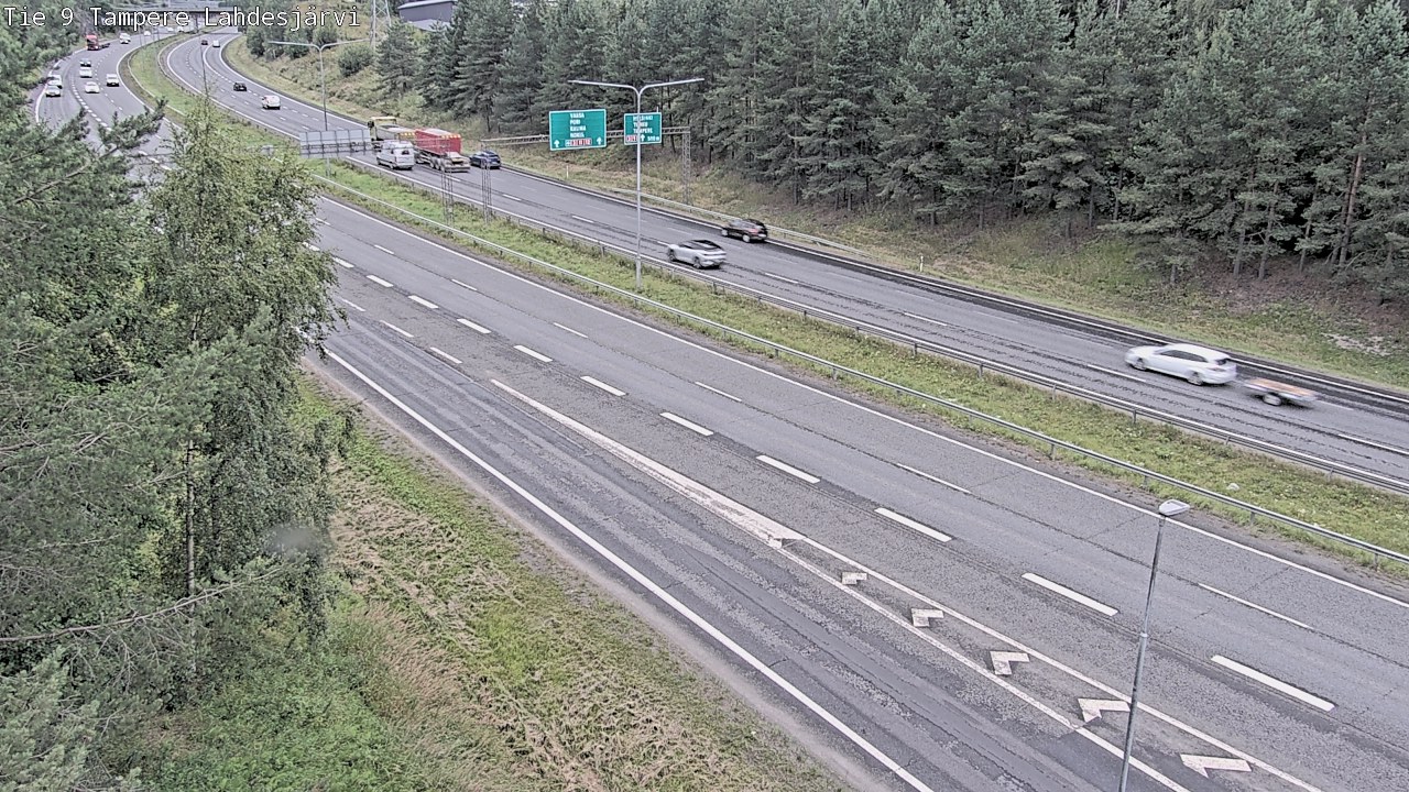 Weather Camera Image Road 9 Tampere, Lahdesjärvi, Tampere, Pirkanmaa