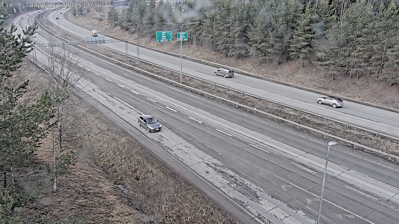 Weather Camera Image Road 9 Tampere, Lahdesjärvi, Tampere, Pirkanmaa