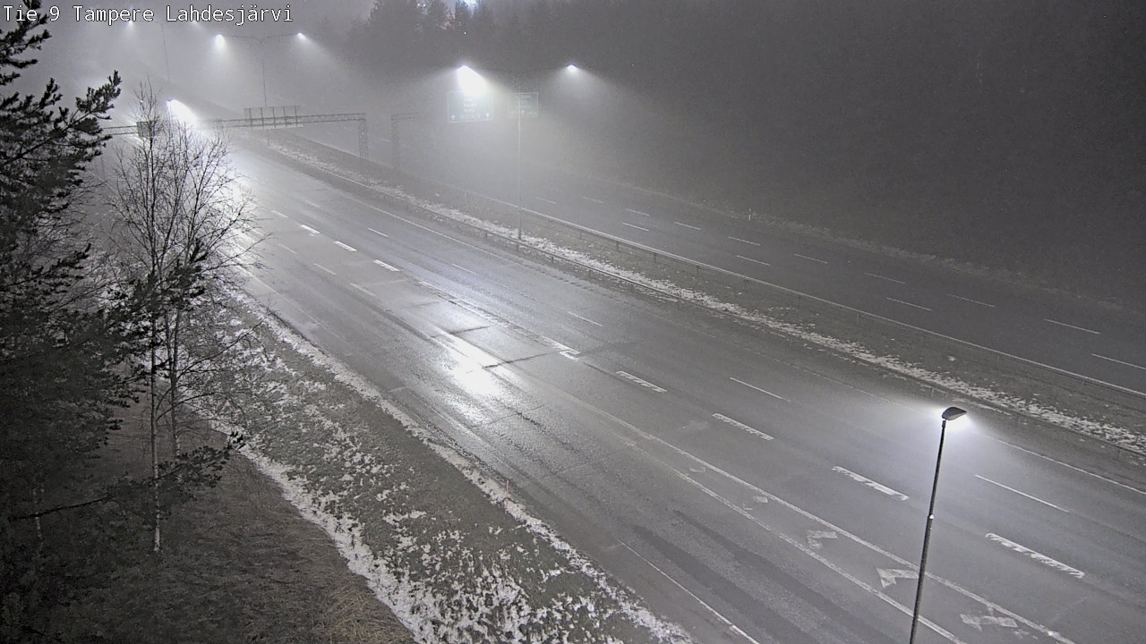 Weather Camera Image Väg 9 Tammerfors, Lahdesjärvi, Tampere, Pirkanmaa