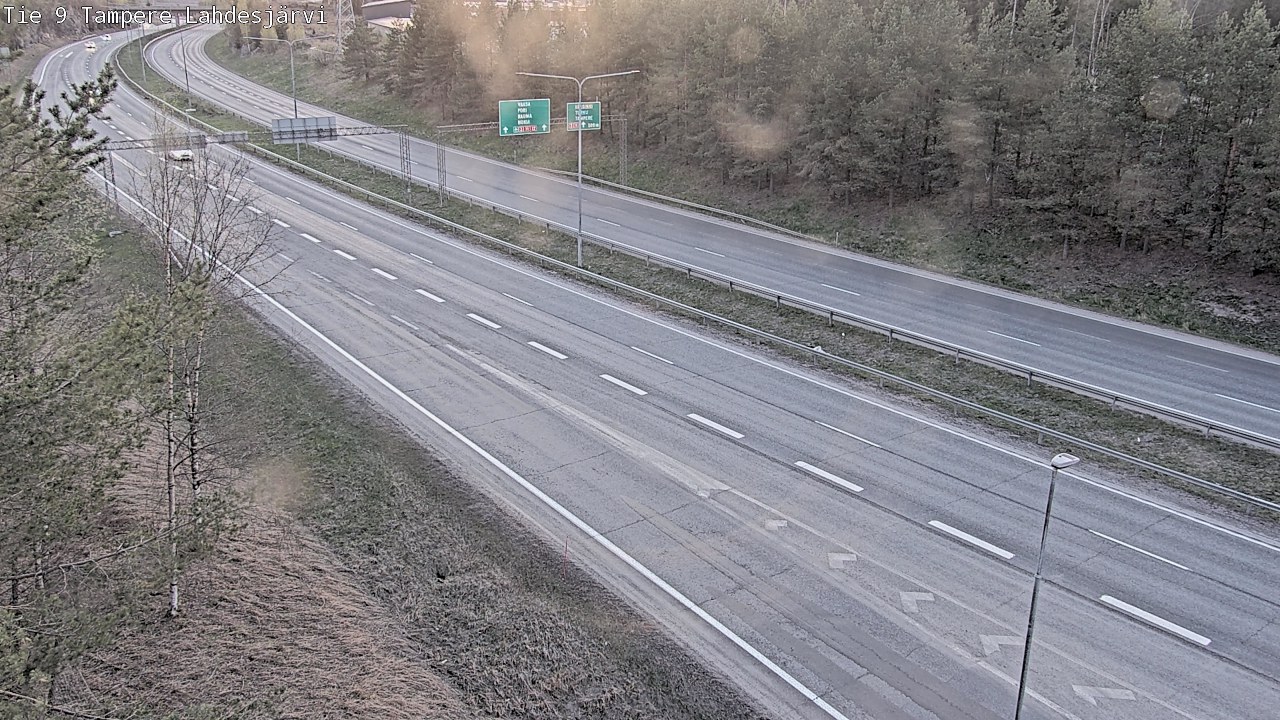 Weather Camera Image Road 9 Tampere, Lahdesjärvi, Tampere, Pirkanmaa