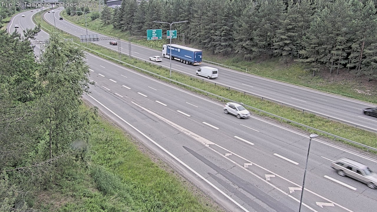 Weather Camera Image Väg 9 Tammerfors, Lahdesjärvi, Tampere, Pirkanmaa