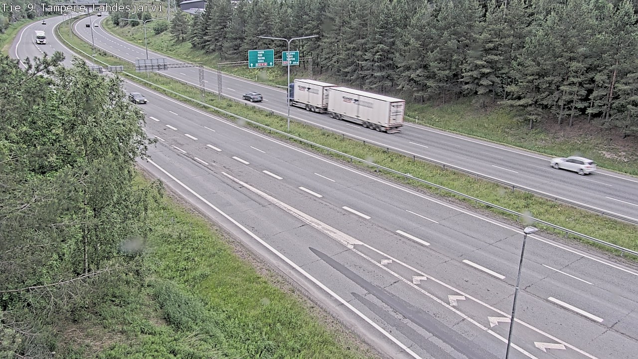 Weather Camera Image Väg 9 Tammerfors, Lahdesjärvi, Tampere, Pirkanmaa