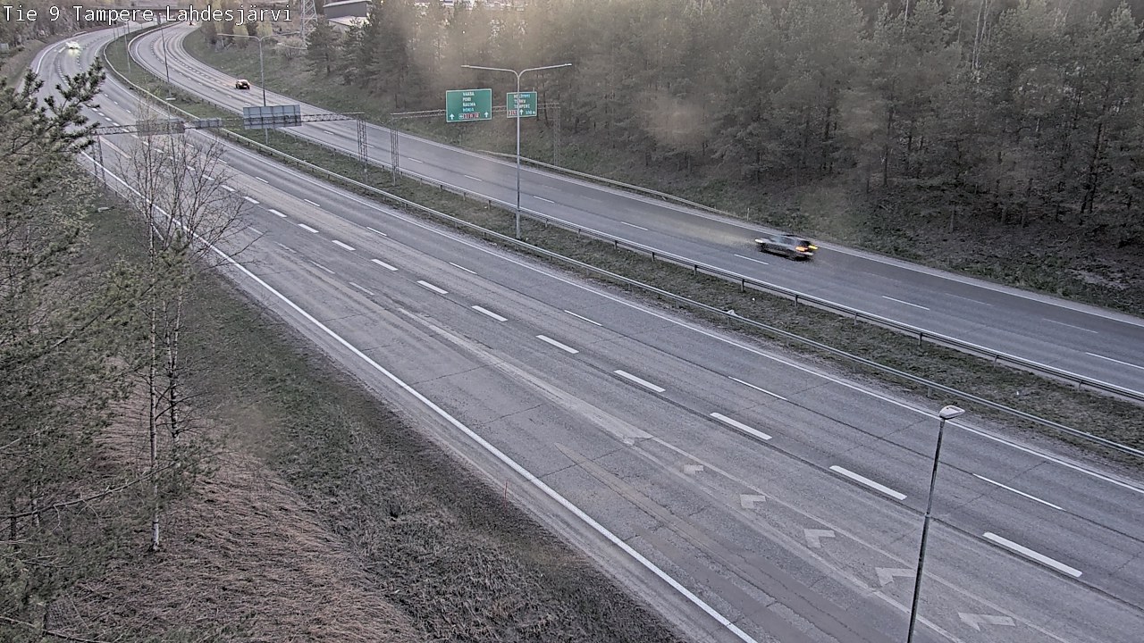 Weather Camera Image Road 9 Tampere, Lahdesjärvi, Tampere, Pirkanmaa