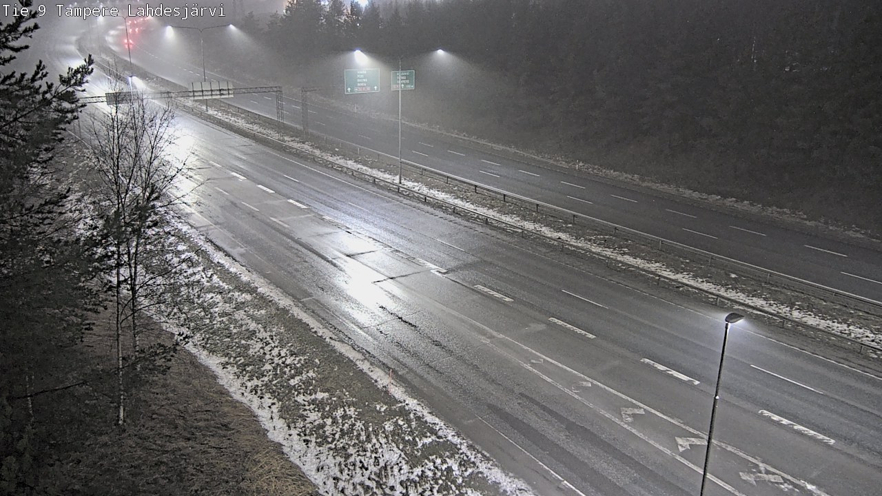 Weather Camera Image Väg 9 Tammerfors, Lahdesjärvi, Tampere, Pirkanmaa