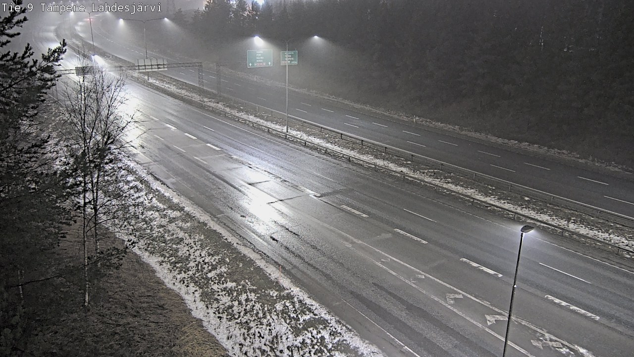 Weather Camera Image Väg 9 Tammerfors, Lahdesjärvi, Tampere, Pirkanmaa