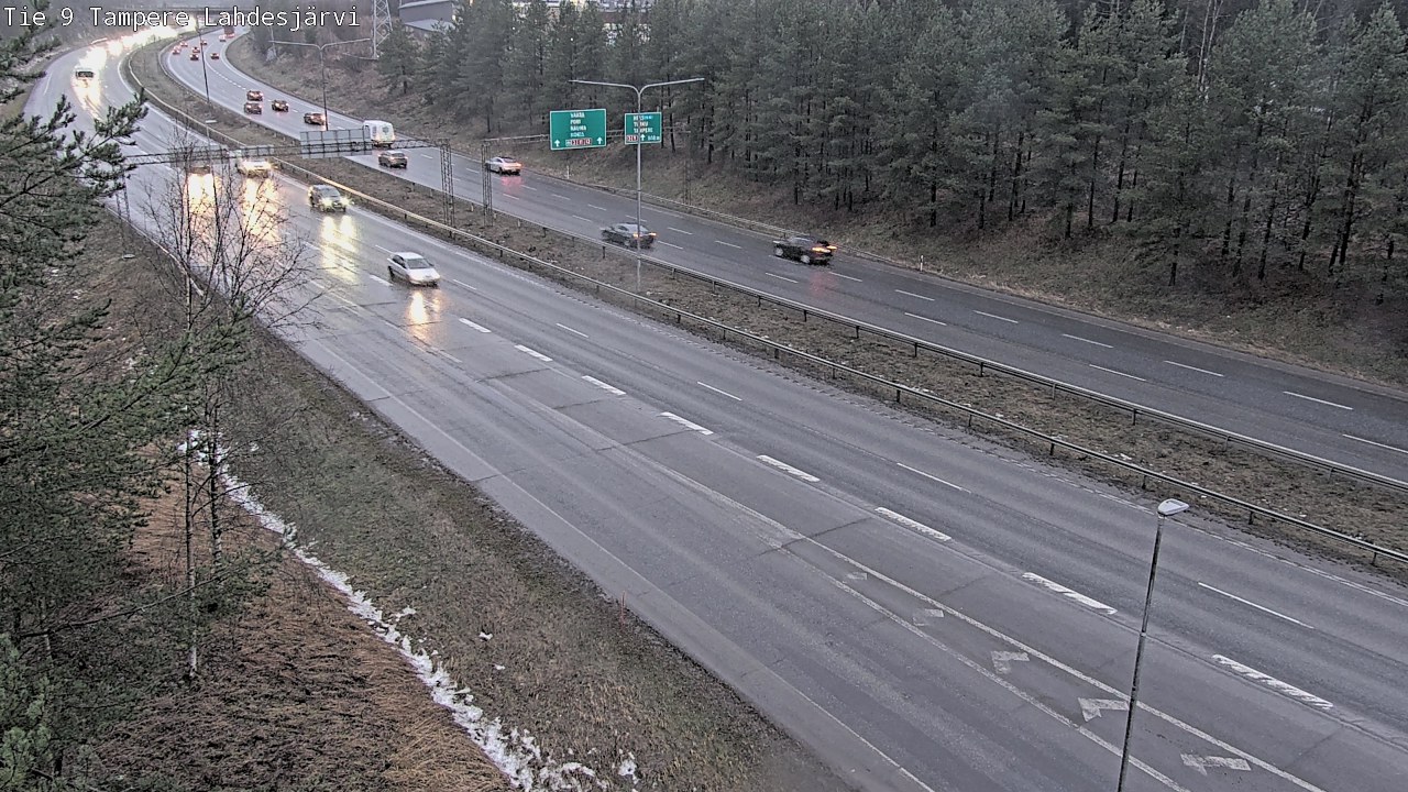 Weather Camera Image Road 9 Tampere, Lahdesjärvi, Tampere, Pirkanmaa