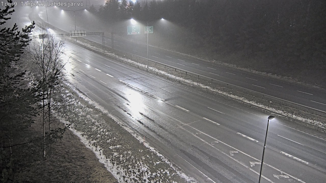 Weather Camera Image Väg 9 Tammerfors, Lahdesjärvi, Tampere, Pirkanmaa