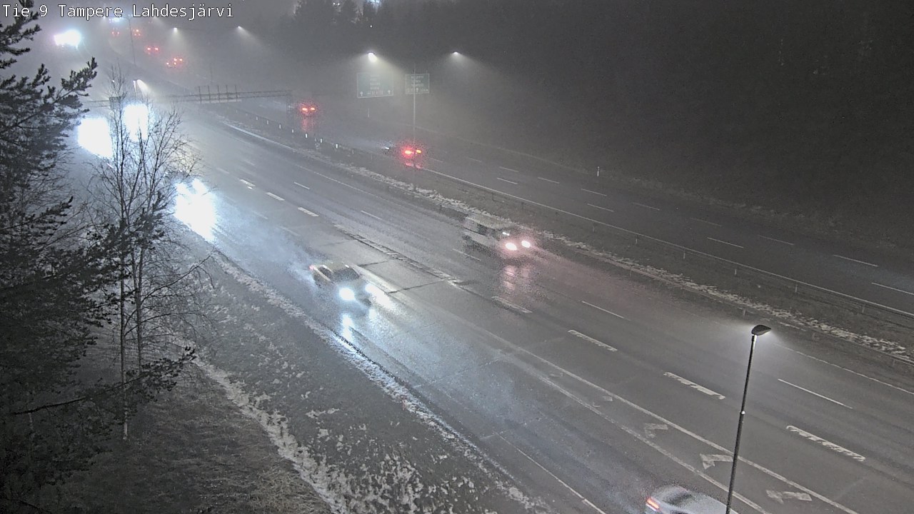 Weather Camera Image Väg 9 Tammerfors, Lahdesjärvi, Tampere, Pirkanmaa