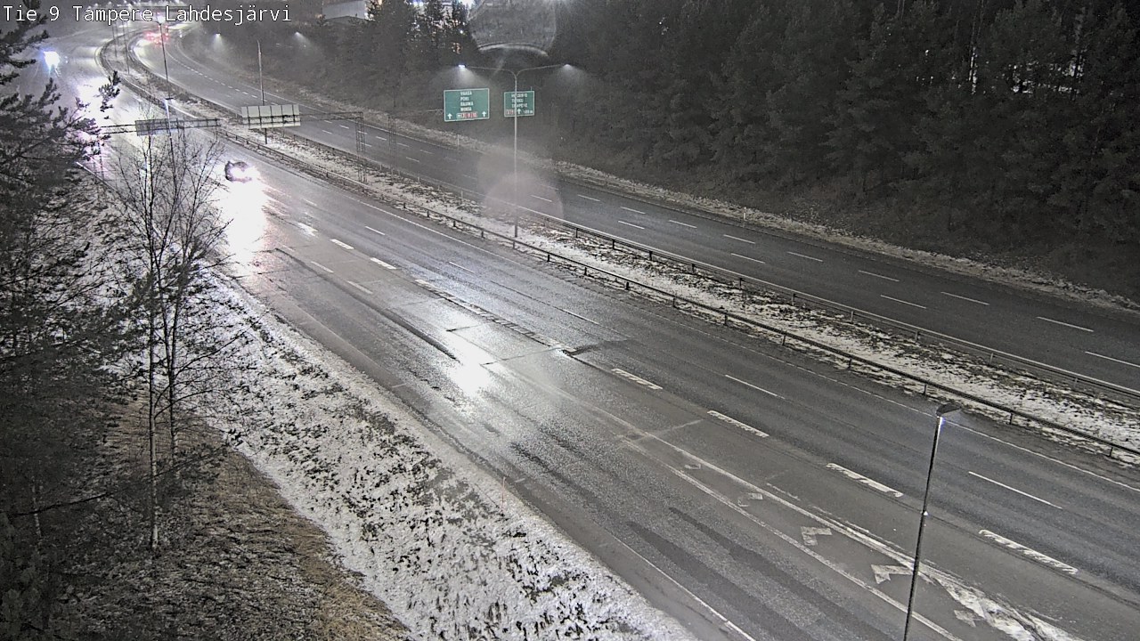 Weather Camera Image Väg 9 Tammerfors, Lahdesjärvi, Tampere, Pirkanmaa