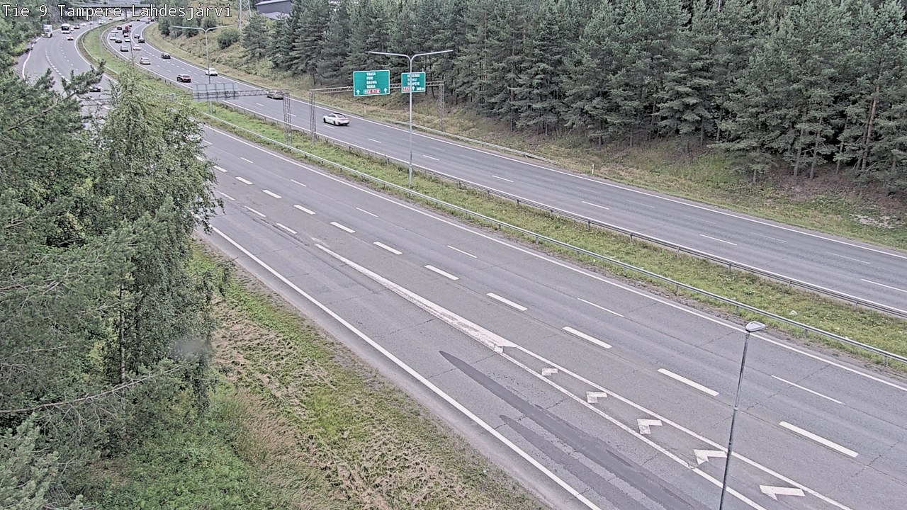 Weather Camera Image Road 9 Tampere, Lahdesjärvi, Tampere, Pirkanmaa