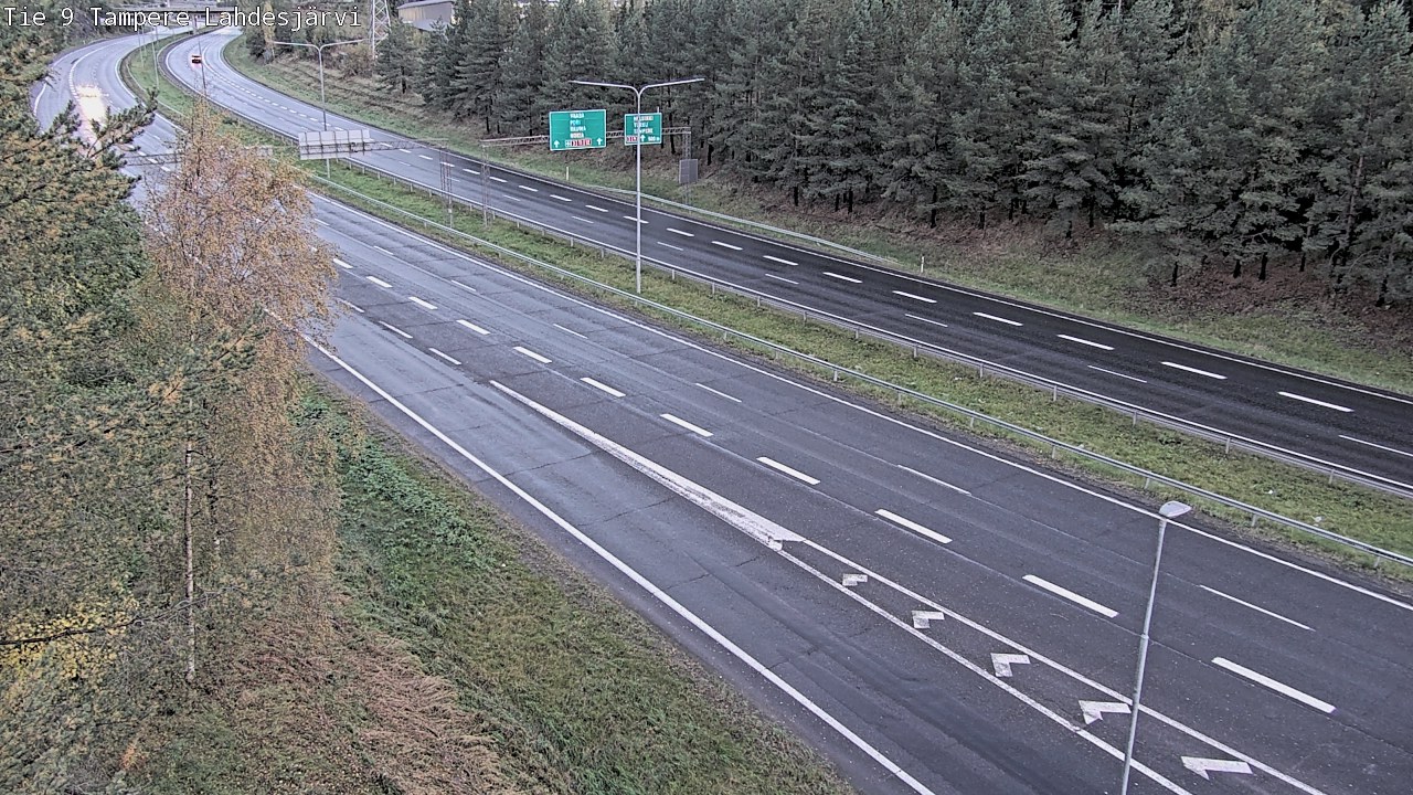 Weather Camera Image Road 9 Tampere, Lahdesjärvi, Tampere, Pirkanmaa