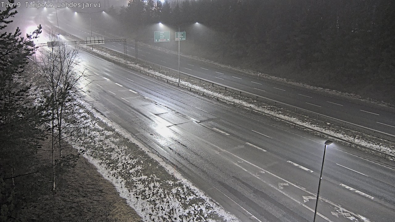 Weather Camera Image Väg 9 Tammerfors, Lahdesjärvi, Tampere, Pirkanmaa