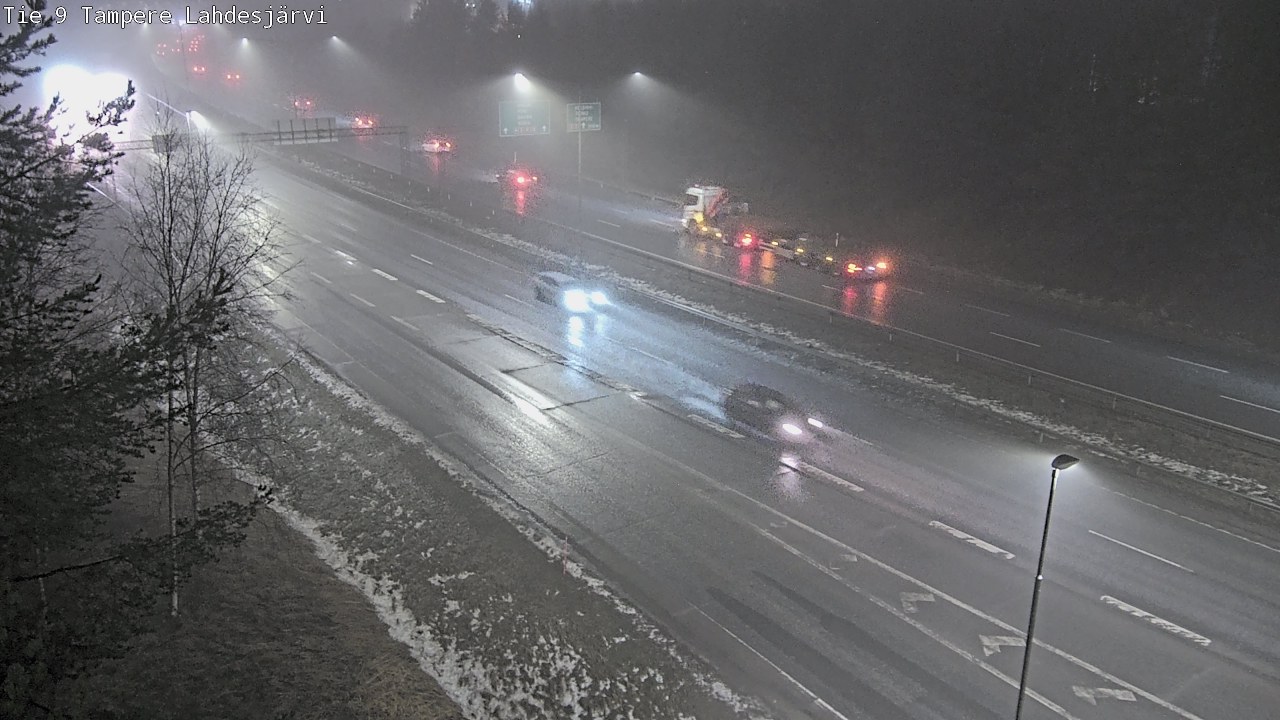 Weather Camera Image Väg 9 Tammerfors, Lahdesjärvi, Tampere, Pirkanmaa