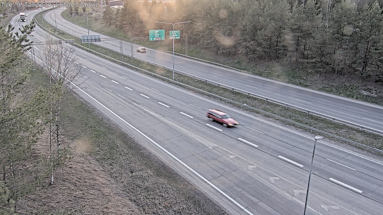 Weather Camera Image Road 9 Tampere, Lahdesjärvi, Tampere, Pirkanmaa