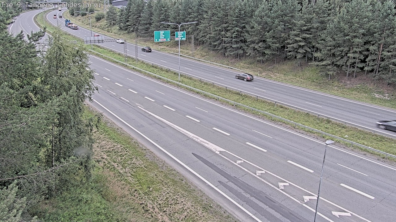 Weather Camera Image Road 9 Tampere, Lahdesjärvi, Tampere, Pirkanmaa