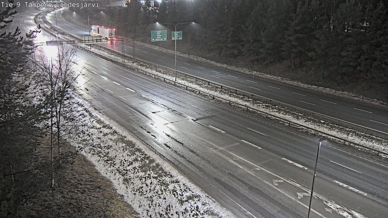 Weather Camera Image Väg 9 Tammerfors, Lahdesjärvi, Tampere, Pirkanmaa