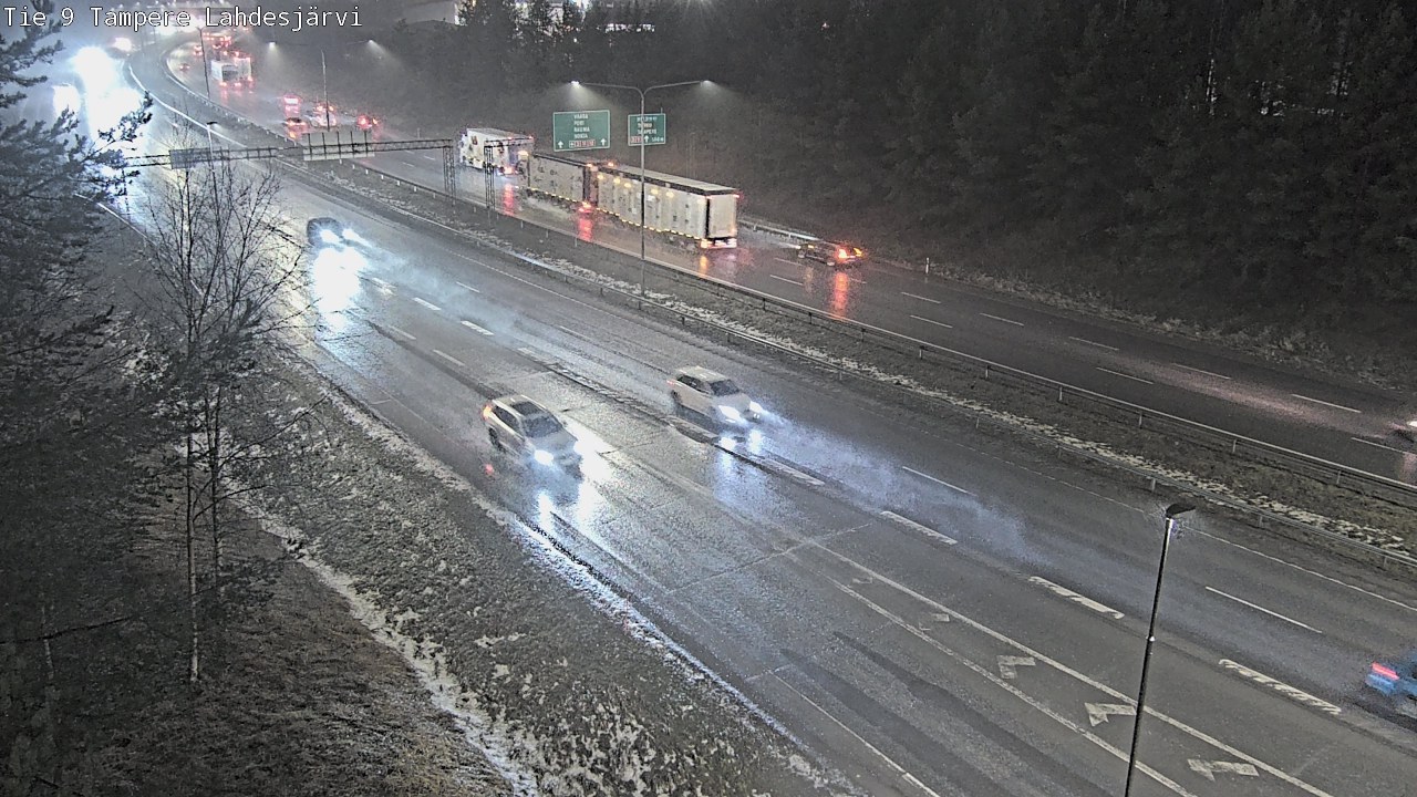 Weather Camera Image Väg 9 Tammerfors, Lahdesjärvi, Tampere, Pirkanmaa