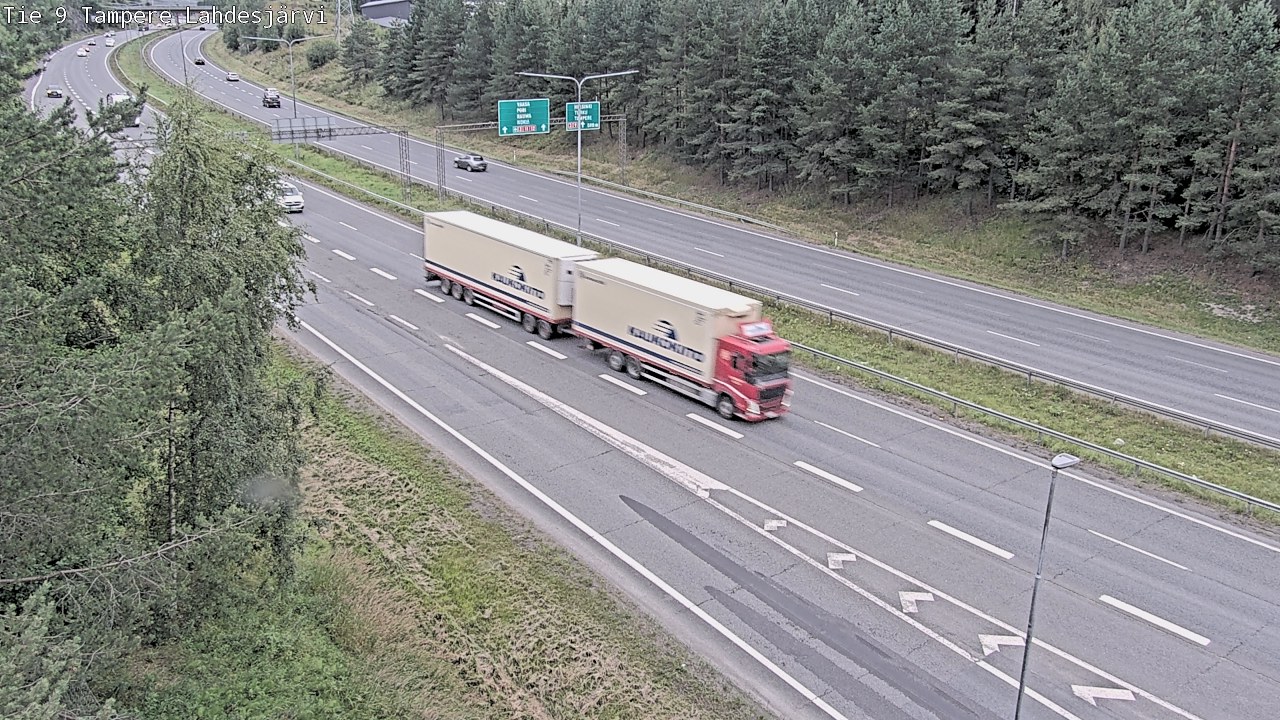 Weather Camera Image Road 9 Tampere, Lahdesjärvi, Tampere, Pirkanmaa