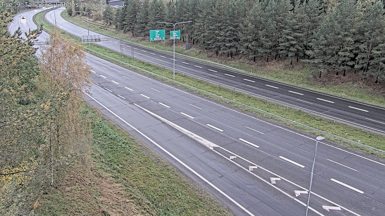 Weather Camera Image Road 9 Tampere, Lahdesjärvi, Tampere, Pirkanmaa