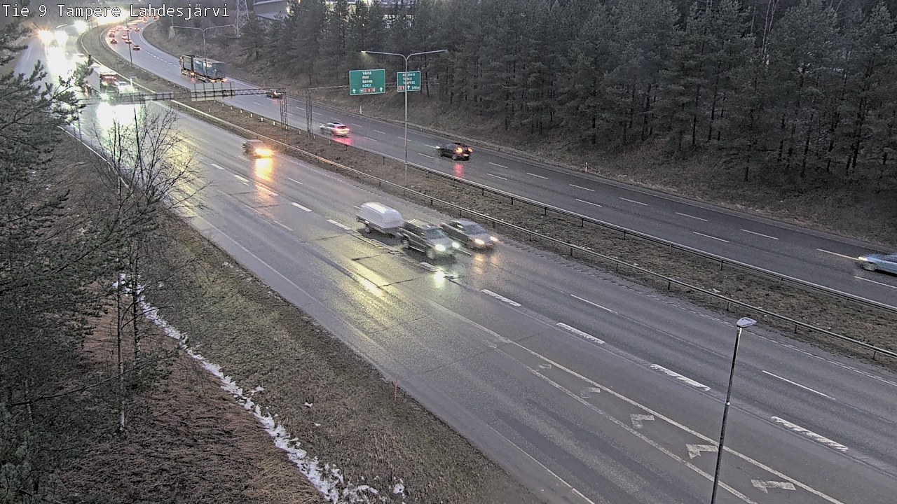 Weather Camera Image Road 9 Tampere, Lahdesjärvi, Tampere, Pirkanmaa