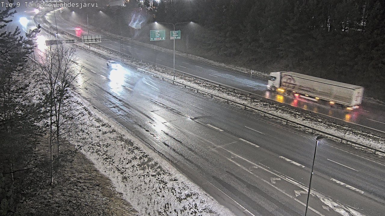 Weather Camera Image Väg 9 Tammerfors, Lahdesjärvi, Tampere, Pirkanmaa