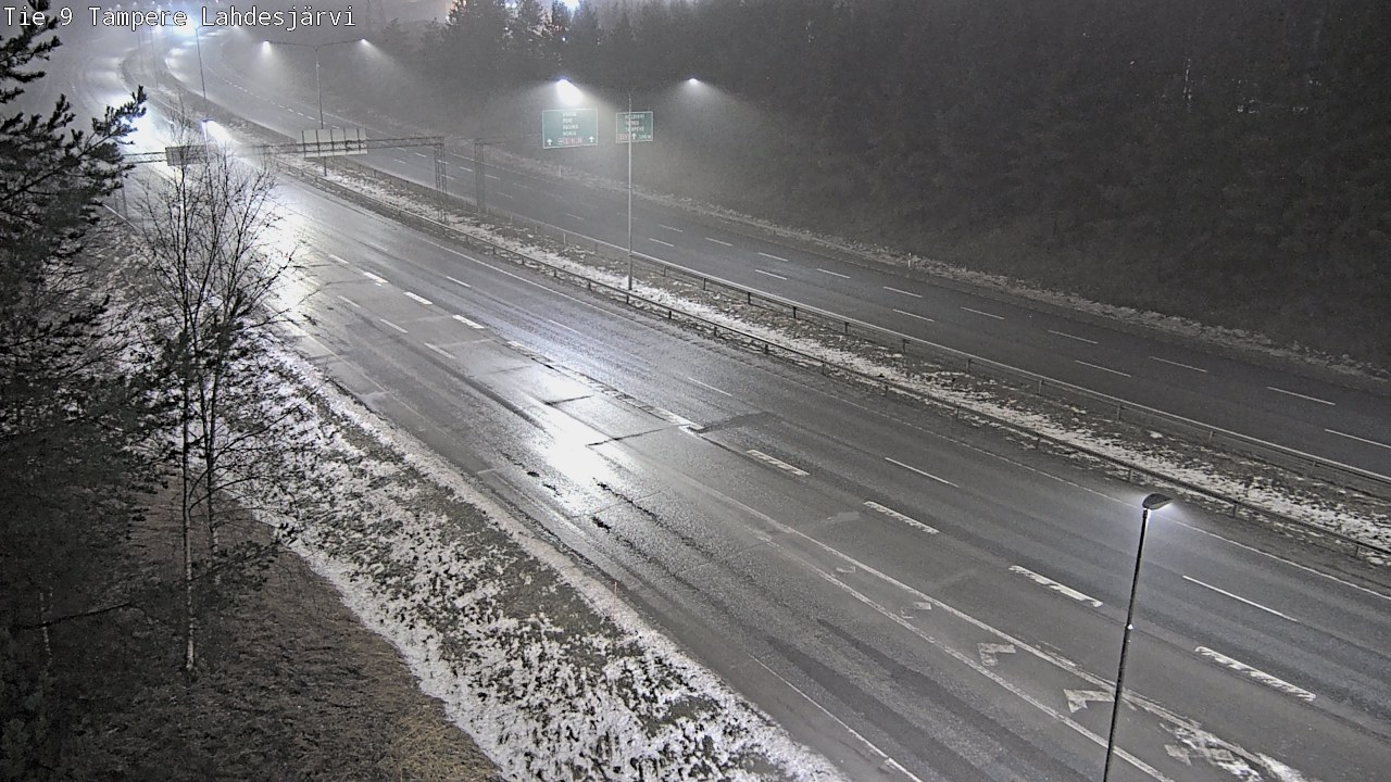Weather Camera Image Väg 9 Tammerfors, Lahdesjärvi, Tampere, Pirkanmaa